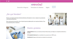 Desktop Screenshot of novalact.com